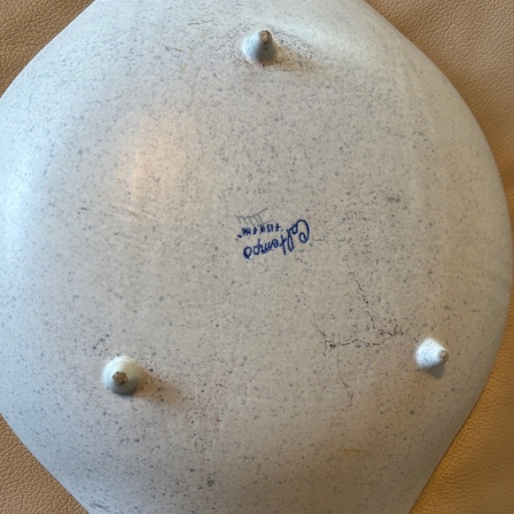 Ceramic Mid Century Modern Collectible Plate Decor MCM Fish - Picture 3 of 4